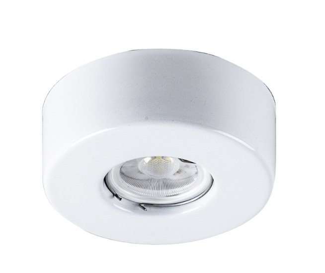 SPOT SEMIEMBUTIDO REDONDO BLANCO 100MM SAN JUSTO